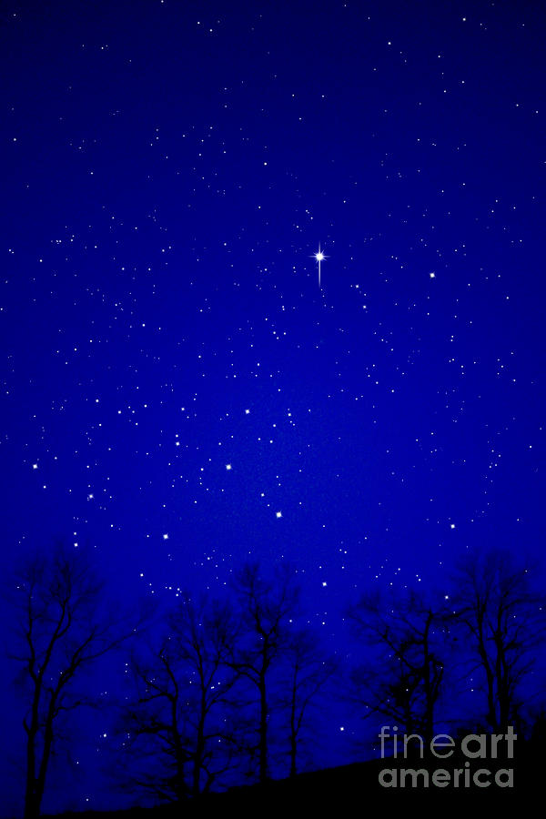 Appalachian Mountain Starry Night Photograph by Thomas R Fletcher