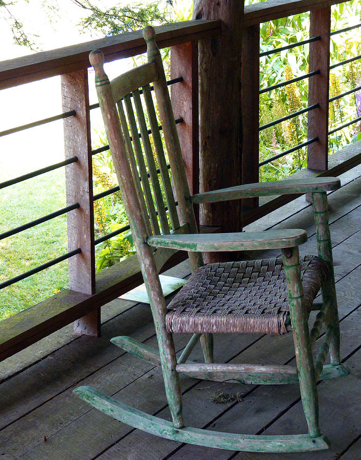 Rocking Chair Photograph - Appalachian Respite by Carl Sheffer