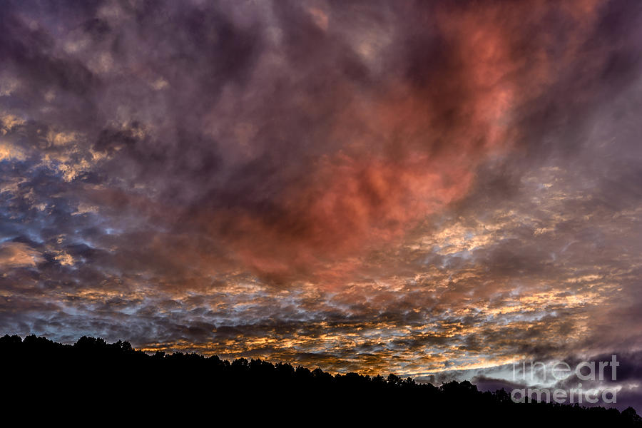 Appalachian Sunset Afterglow Photograph by Thomas R Fletcher
