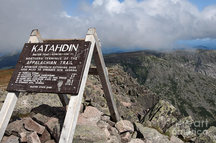 Appalachian Trail Mount Katahdin Photograph by Glenn Gordon