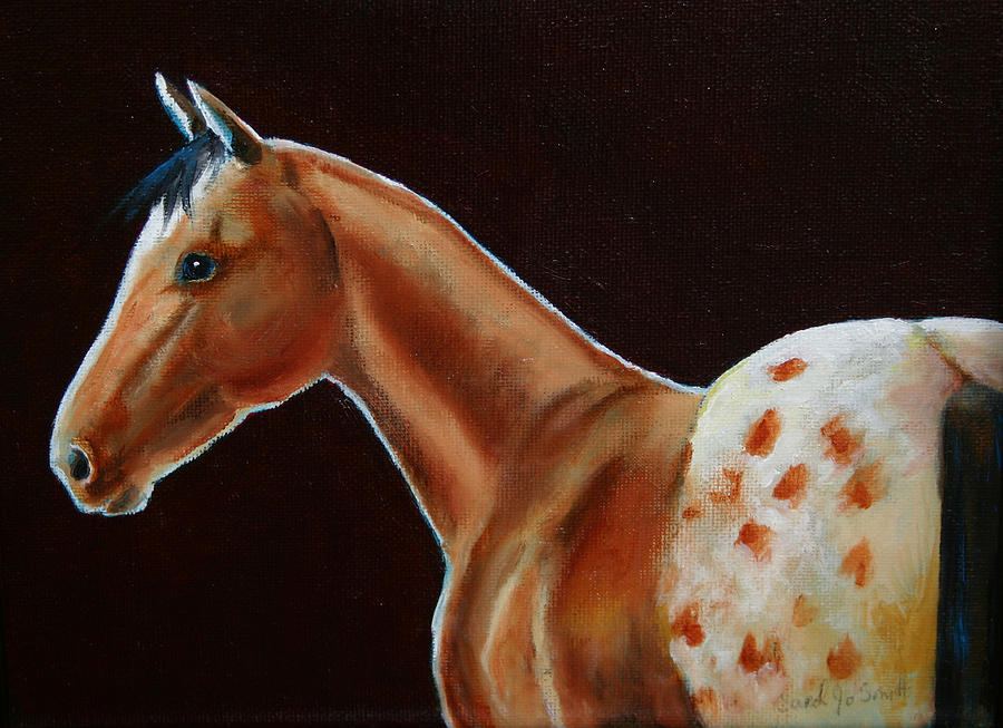 Appaloosa Horse Magi Painting by Carol Jo Smidt
