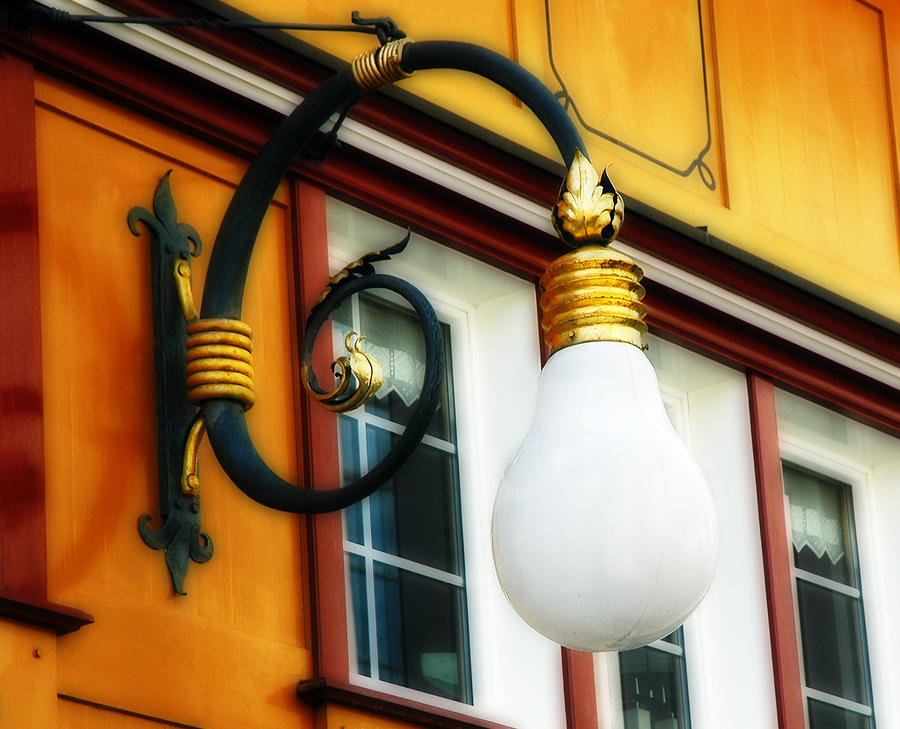 Appenzells Swiss Lamp Store Photograph by Ginger Wakem