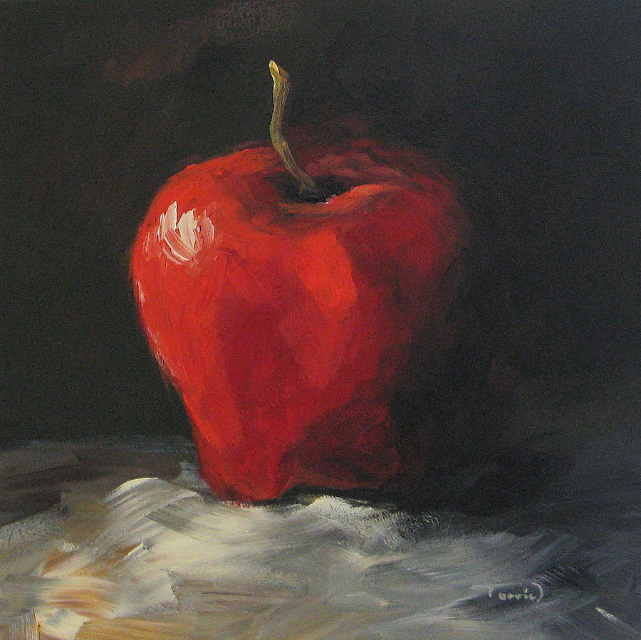 Apple 01 Painting by Torrie Smiley