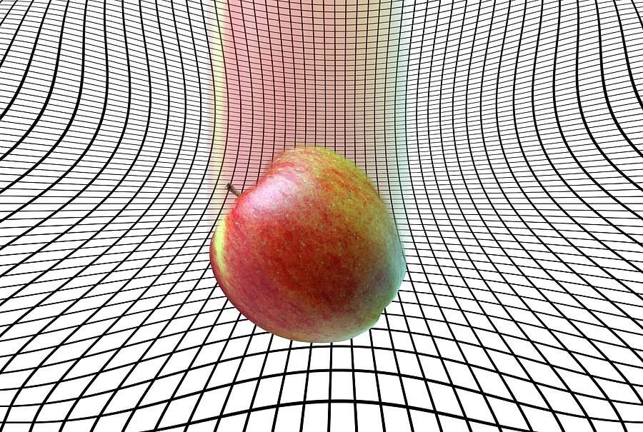 Apple And Gravity Photograph by Victor De Schwanberg/science Photo Library