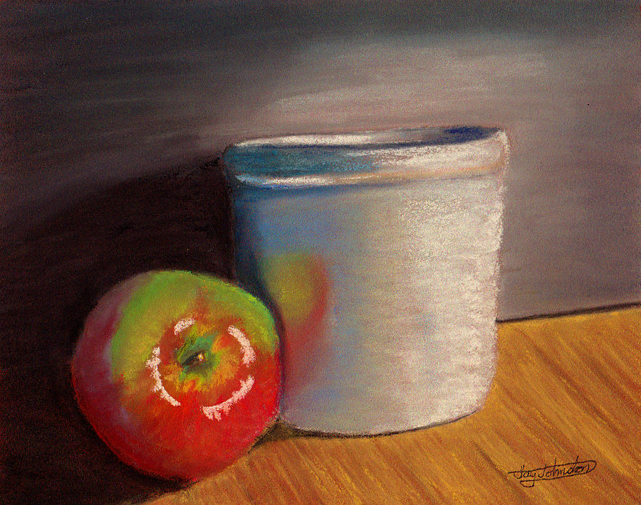 Apple and Pot Painting by Jay Johnston