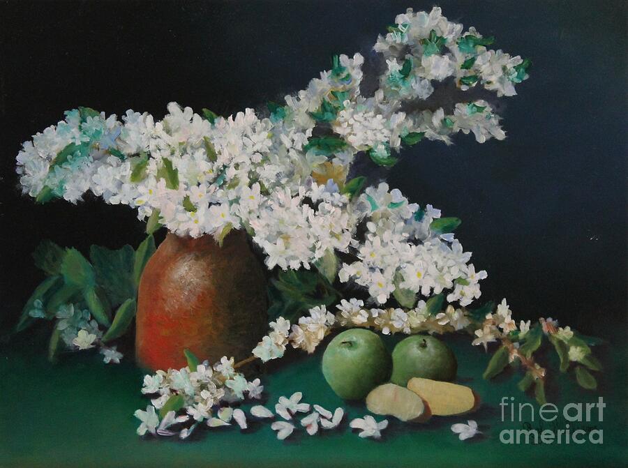 Apple Blossom Time Painting by Bob Williams