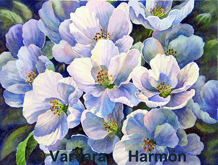 Summer Painting - Apple Blossom by Varvara Harmon