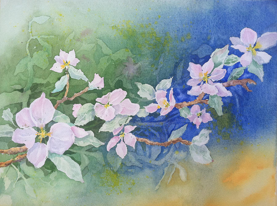 Apple Blossoms 2 Painting by Christine Lathrop