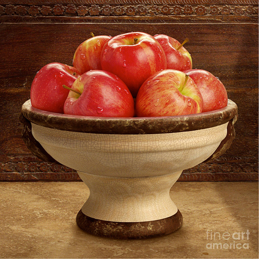 Apple Bowl Digital Art by Danny Smythe