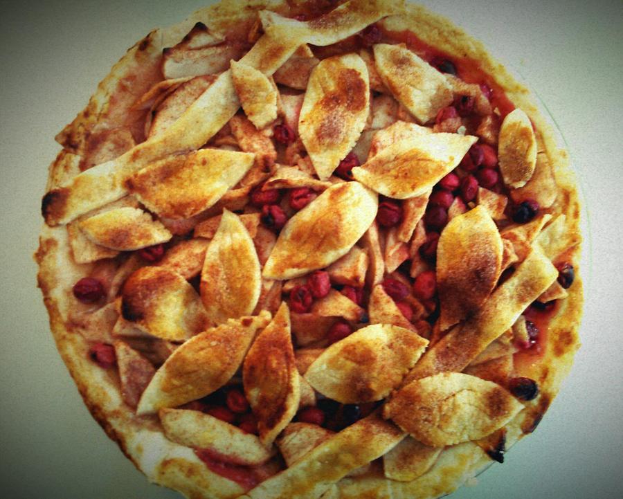 Apple cranberry pie time Photograph by Catie Canetti