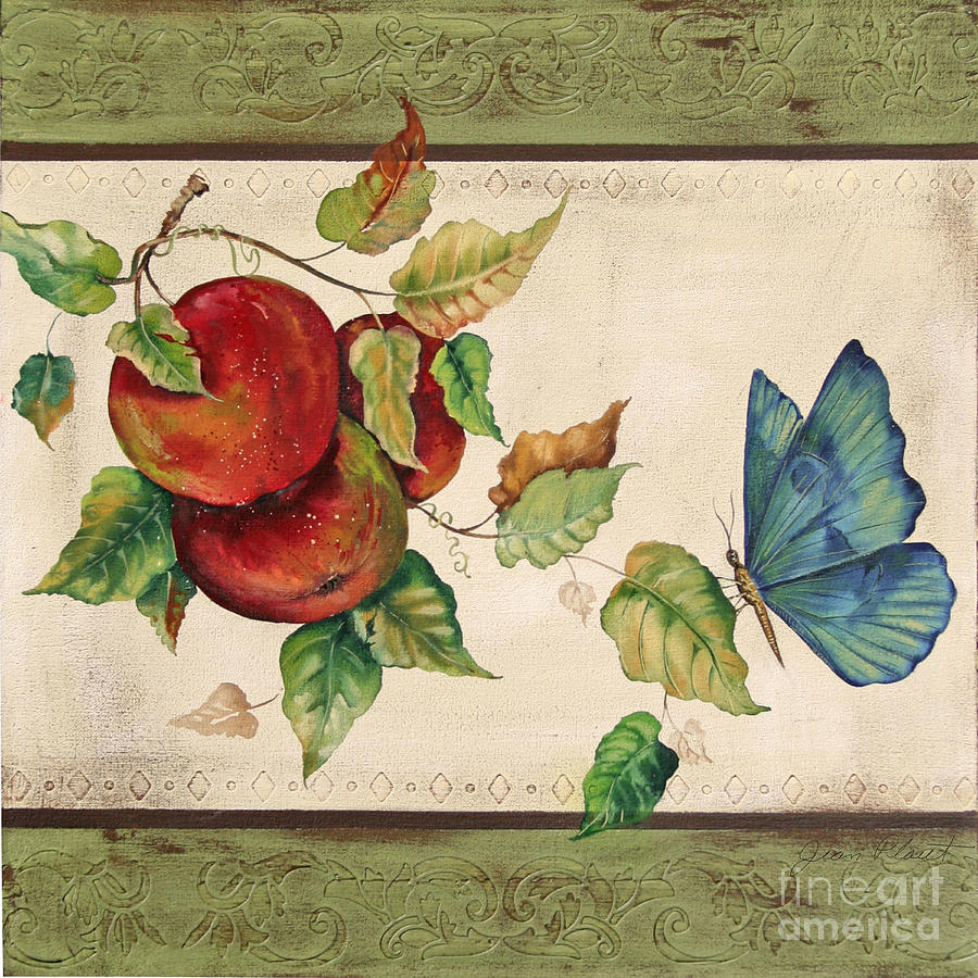 Apple Delight Painting by Jean Plout