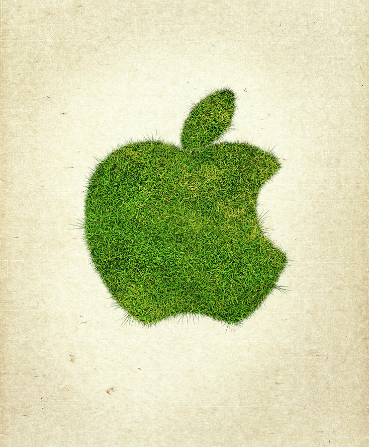 Apple Grass Logo Photograph