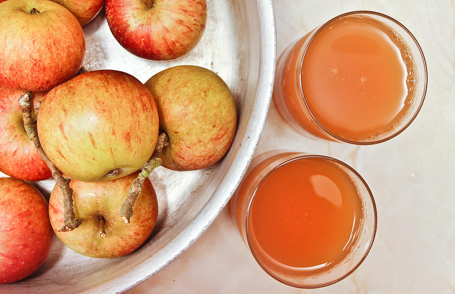 Fall Photograph - Apple juice by Tom Gowanlock