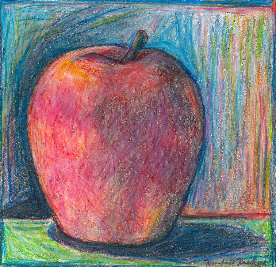 Apple Drawing by Kendall Kessler