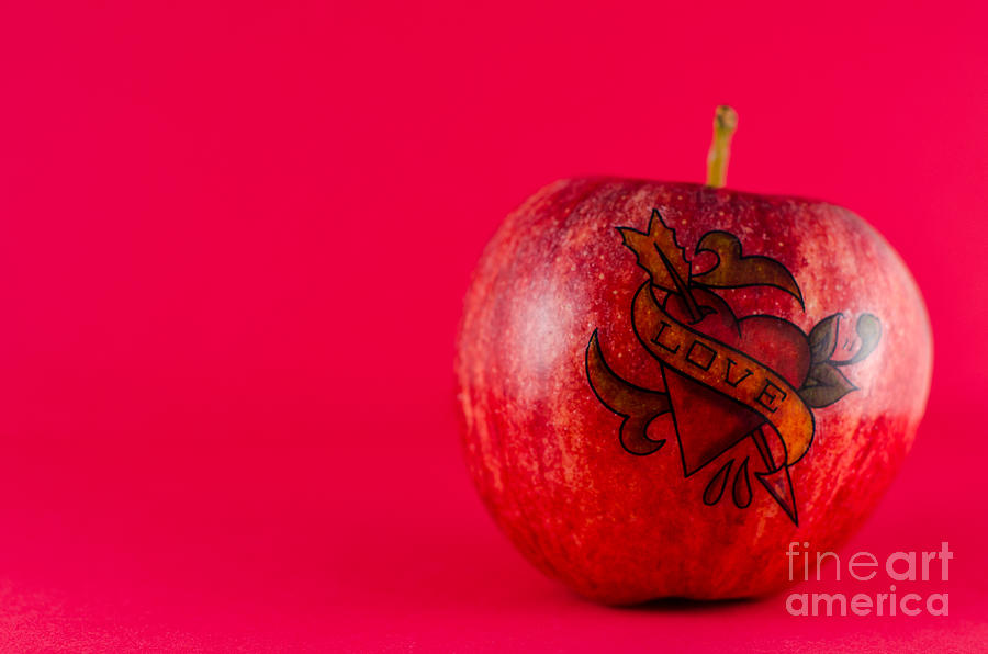 Apple Love from Tattoo Series Photograph by Jonas Luis