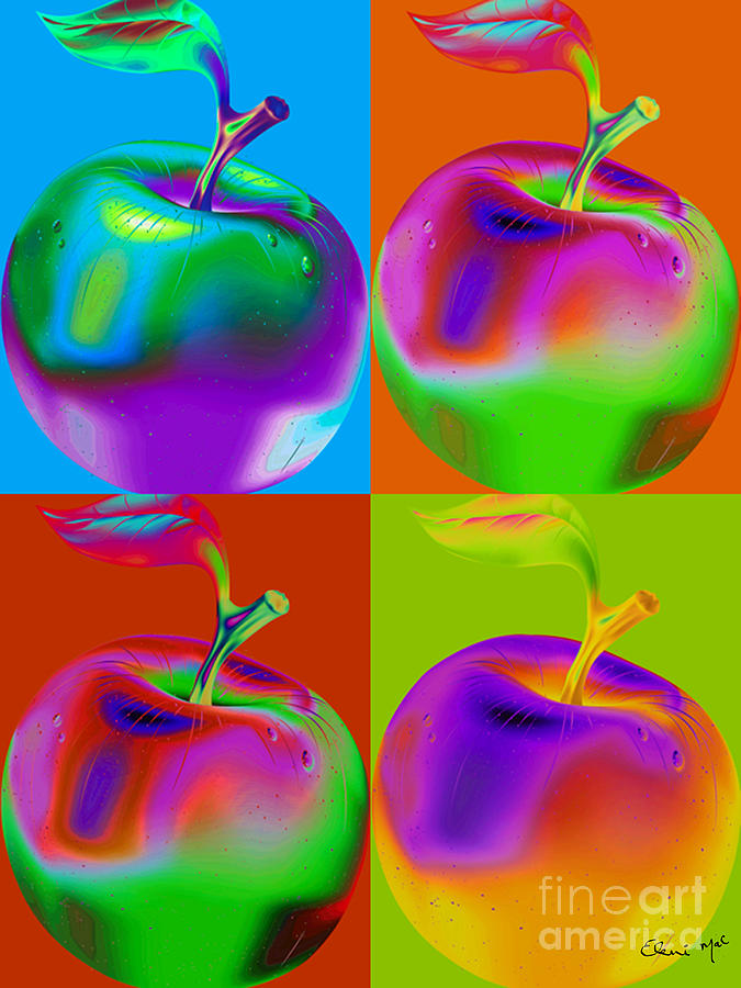 Apple Mania Digital Art by Eleni Synodinou