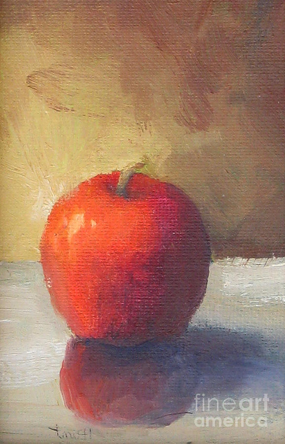 Apple Painting by Maria Hunt