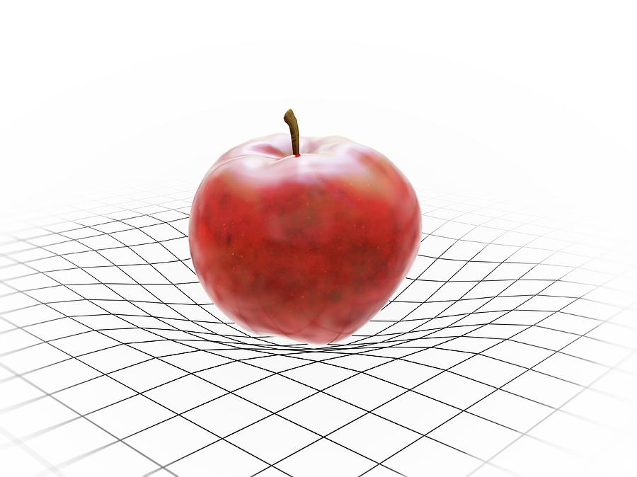 Apple On Grid Pattern Photograph by Andrzej Wojcicki Fine Art America