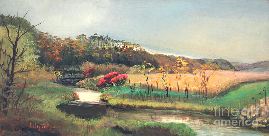 Apple River Early Fall Painting by Art By Tolpo Collection