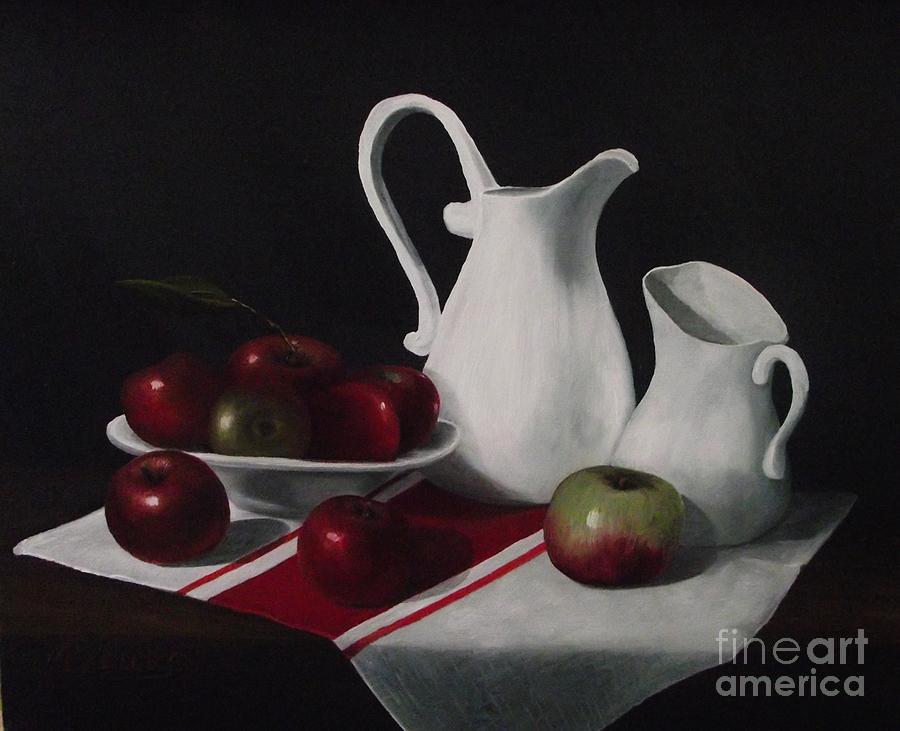Apple Season  Painting by Michelle Welles
