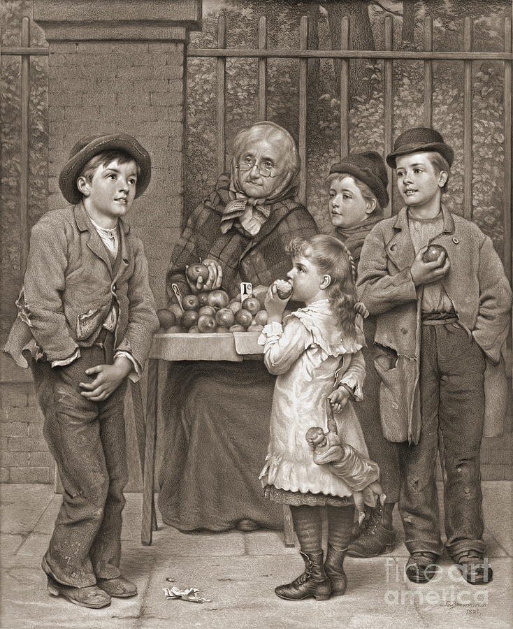 Apple Seller 1881 Photograph by Padre Art