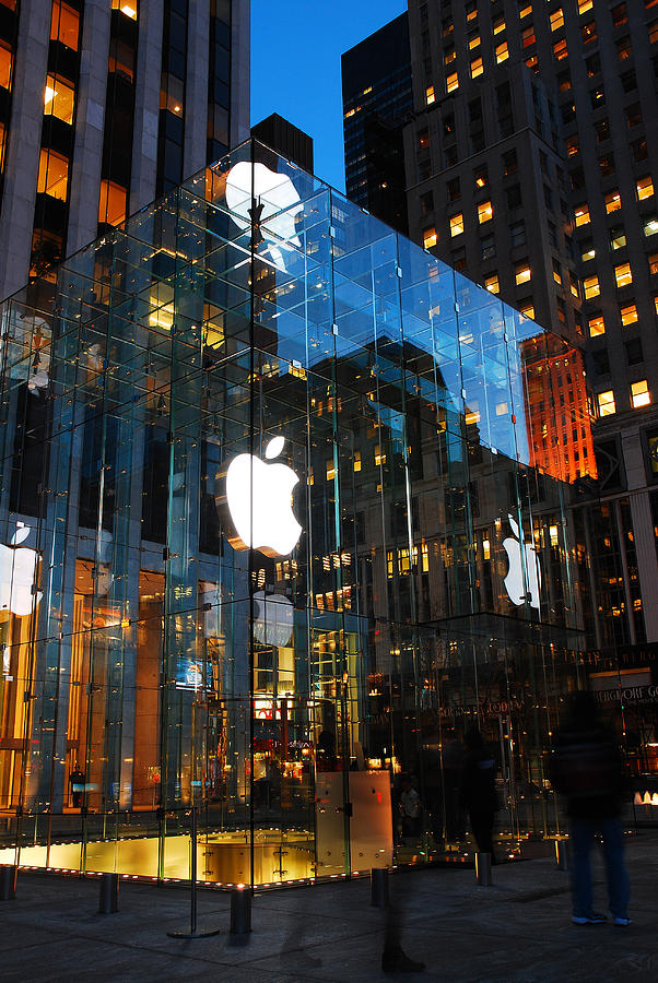 Apple Store New York Photograph by James Kirkikis