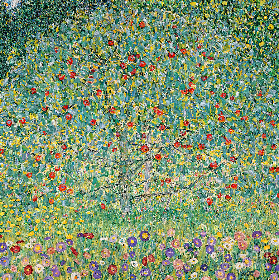 Gustav Klimt Painting - Apple Tree I by Gustav Klimt