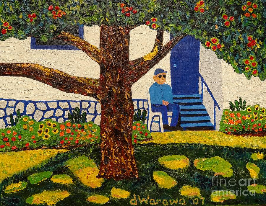 Apple Tree Man Painting by Douglas W Warawa