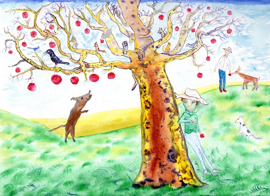 Apple Tree  Mystique Painting by Jim Taylor
