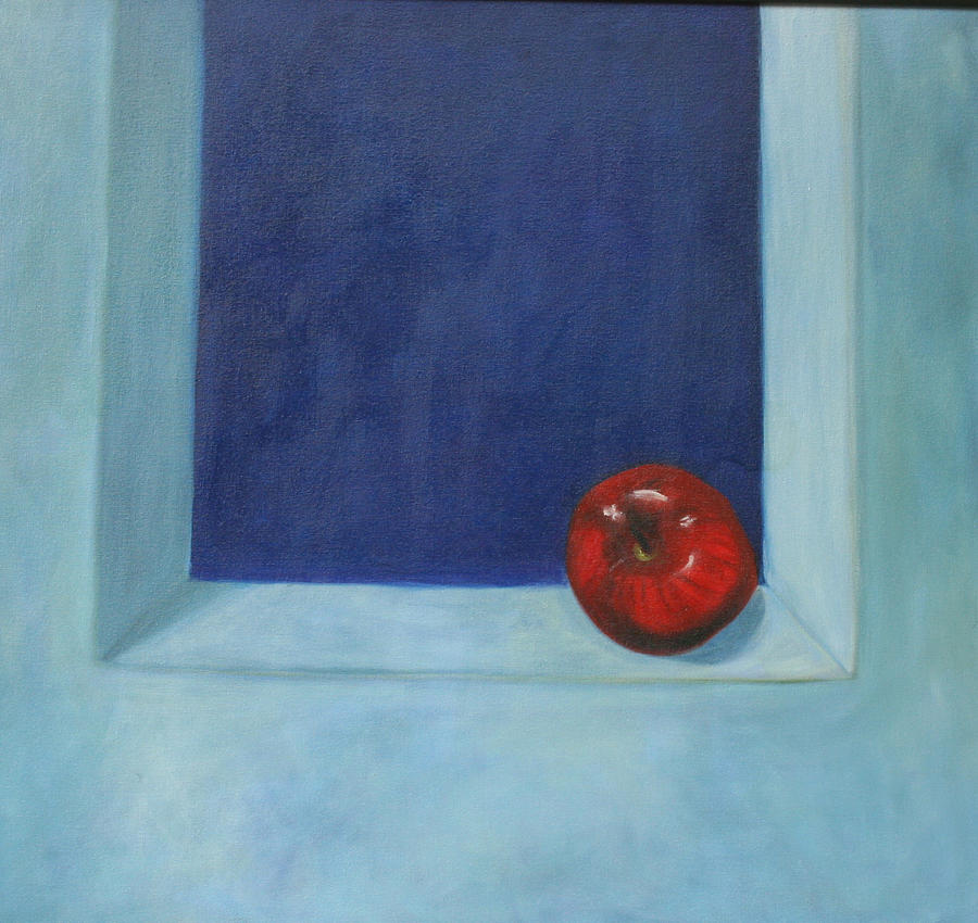 Still Life Painting - Apple by Victoria Sheridan
