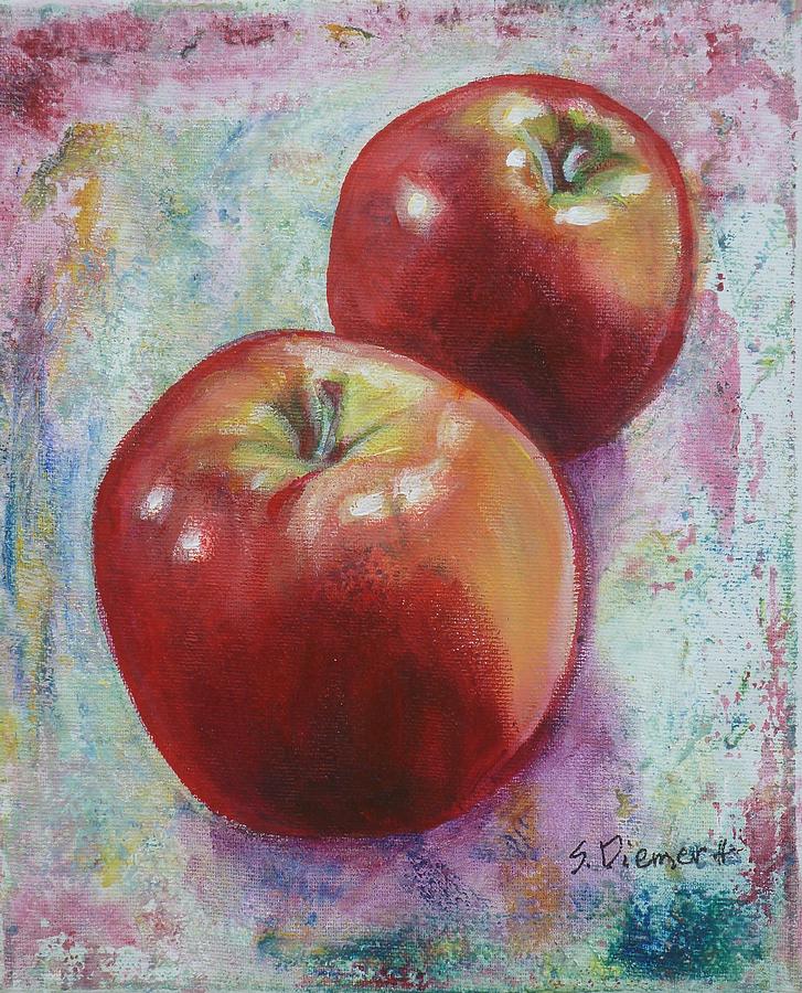 Apple Painting - Apples 4 by Sheila Diemert