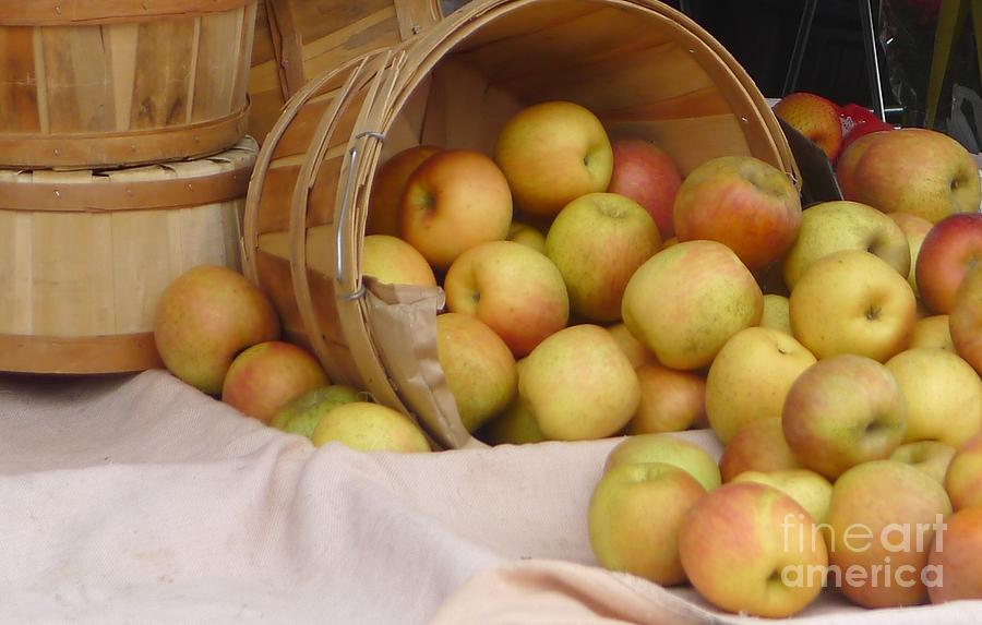 Apples - farmers market Photograph by Nora Boghossian