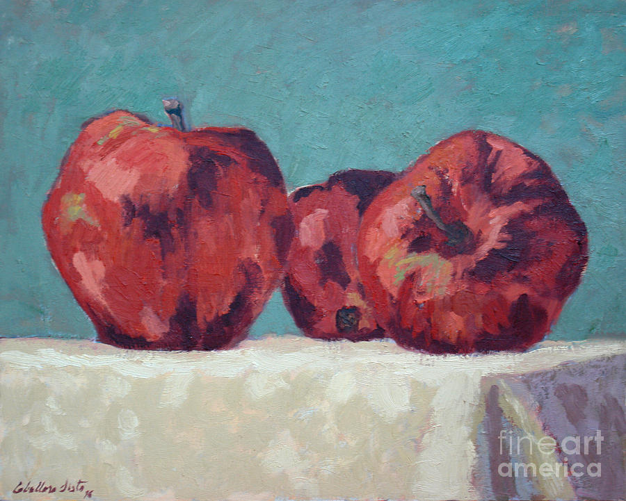 Apples I Painting by Monica Elena