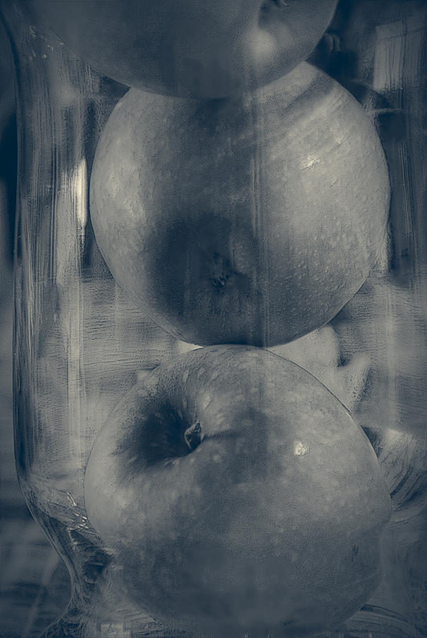Apples in Glass Photograph by Stoney Stone