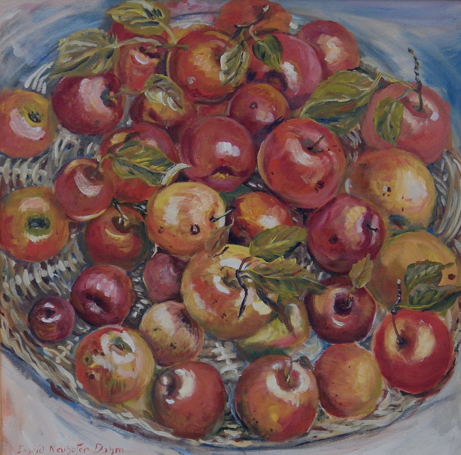 Apples Painting by Ingrid Dohm