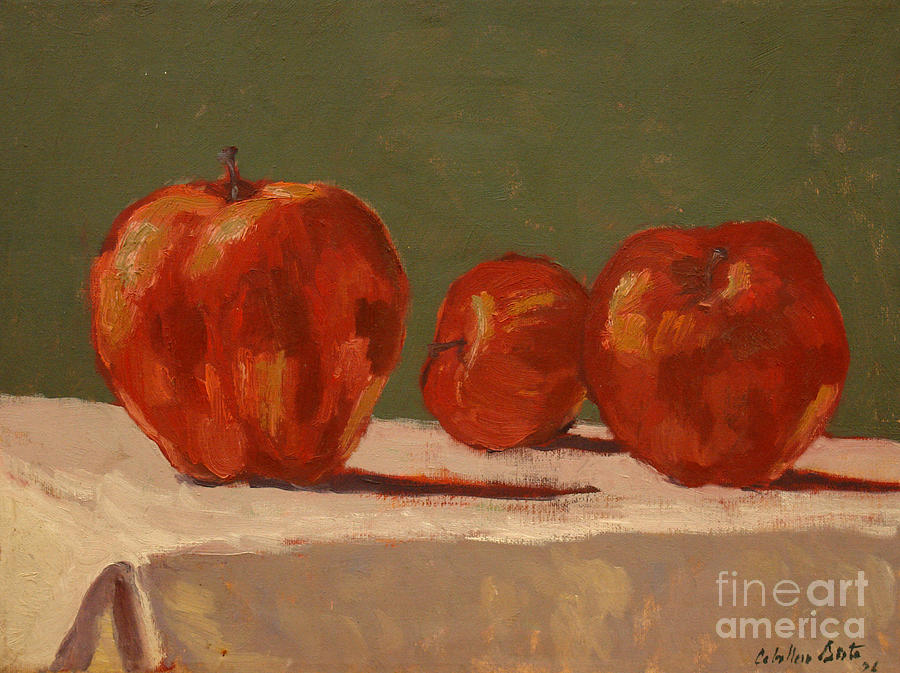 Apples VI Painting by Monica Elena