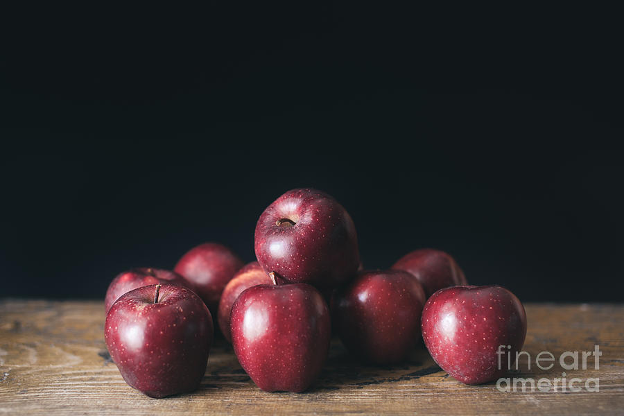 Vintage Photograph - Apples by Viktor Pravdica