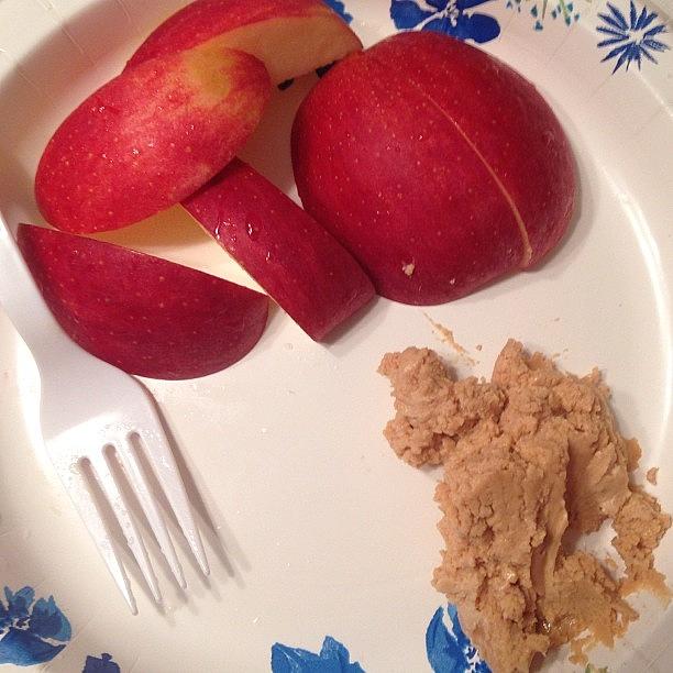 Apples With Geek Yogurt/pb Dip! Amazing Photograph by Melissa Waszaj