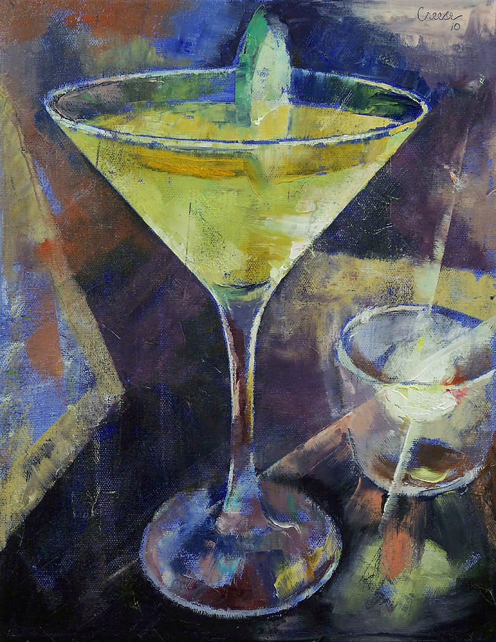 Appletini Painting by Michael Creese