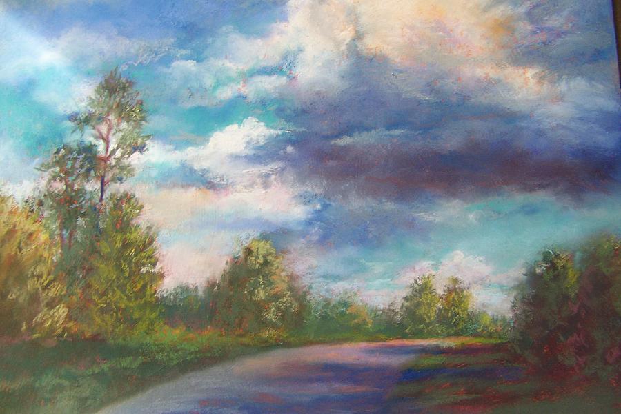 Approaching Storm Clouds Painting by Sheliah Halderman | Fine Art America