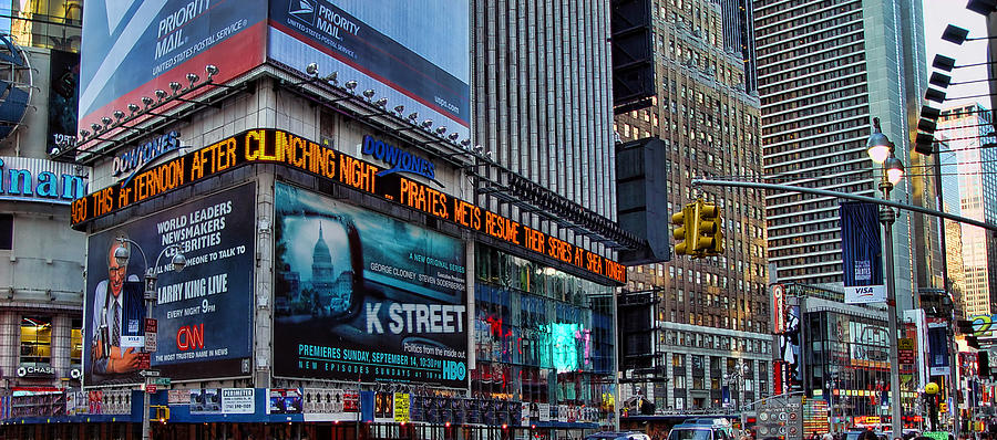 Blade Runner Photograph - approaching Times Square by New York