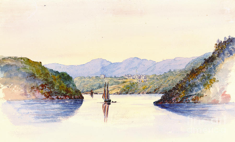 Boat Photograph - Approaching West Point New York 1846 by Padre Art