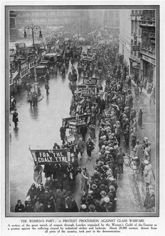 London Drawing - Approximately 20,000 Women  Take Part by  Illustrated London News Ltd/Mar