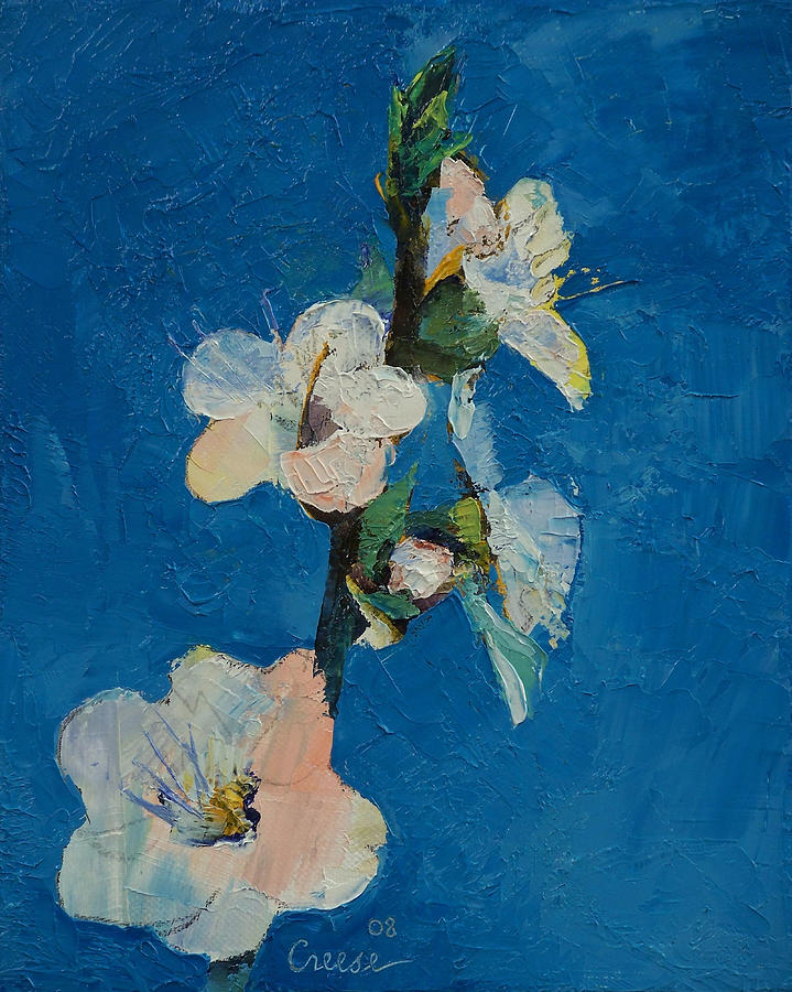 Apricot Blossom Painting by Michael Creese