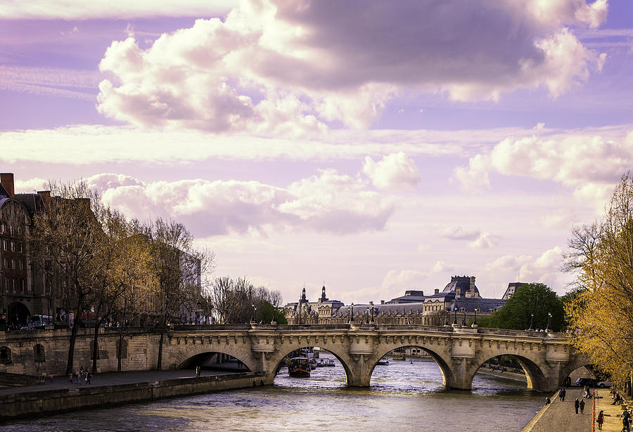 April in Paris Photograph by James Bethanis
