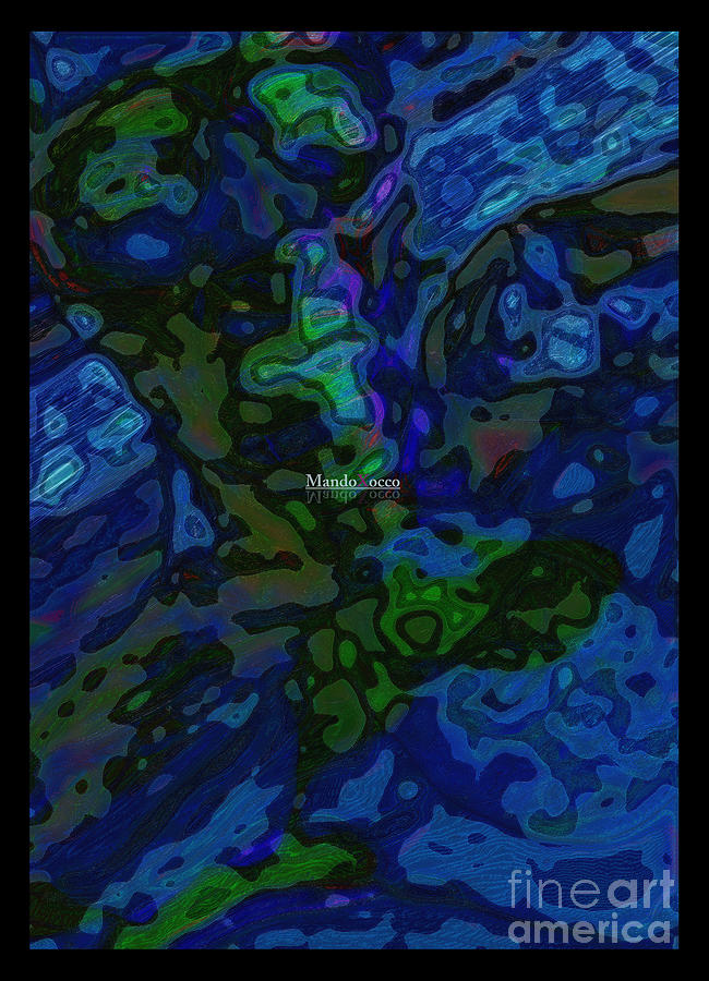 Aqua Blue Digital Art by Mando Xocco