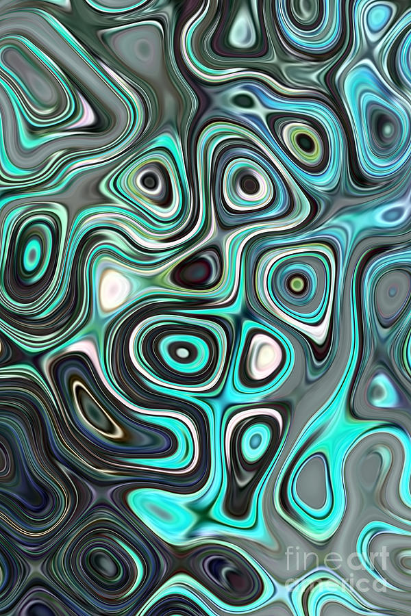 Aqua Digital Art by Chris Butler