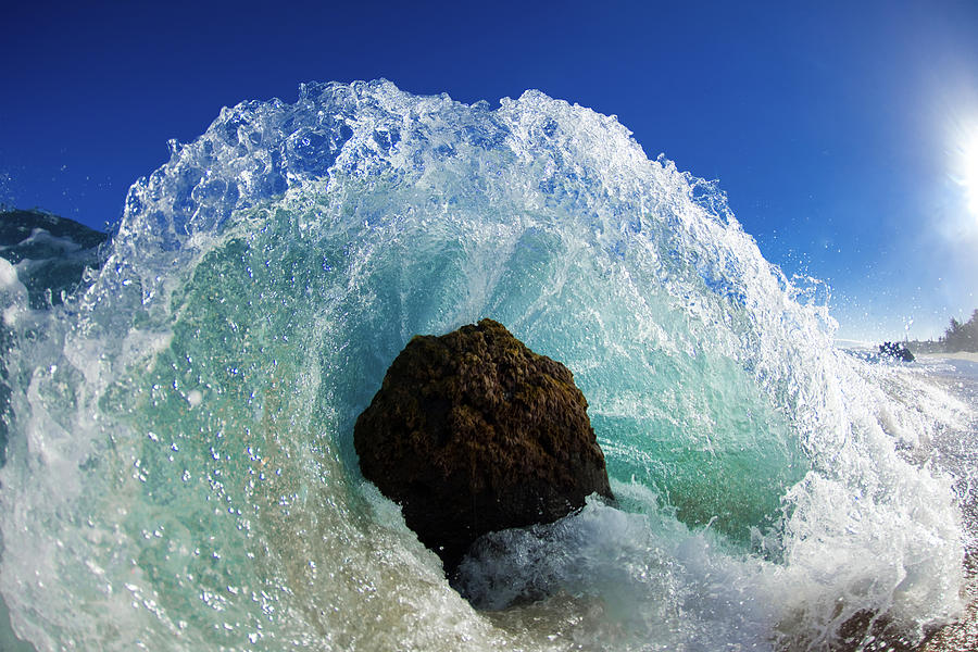 Sea Photograph - Aqua Dome by Sean Davey Sea Photograph - Aqua Dome by Sean Davey