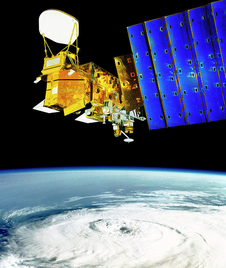 Aqua Earth Observation Satellite Photograph by Science Photo Library