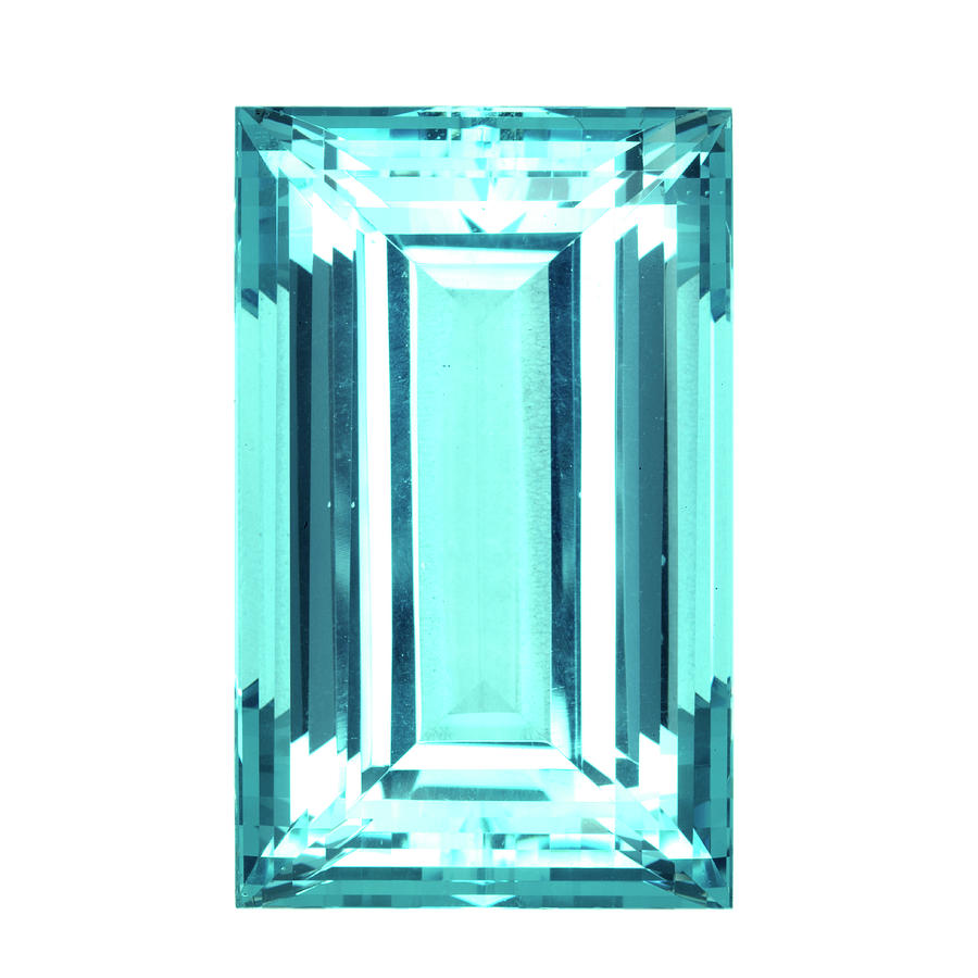 Aquamarine Gemstone Photograph by Natural History Museum, London/science Photo Library